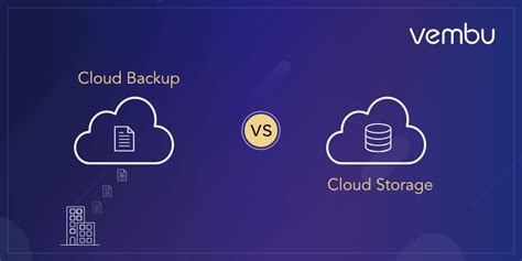 Difference Between Cloud Storage And Cloud Backup Vembu