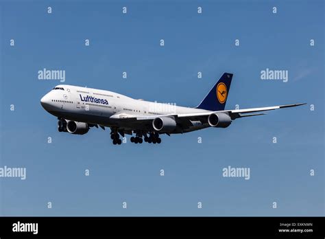 Boeing 747 8 Airplane Of The German Airline Lufthansa Which Is Based In