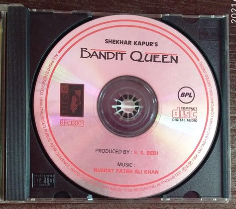 Bandit Queen 1995 Nusrat Fateh Ali Khan Pre Owned Big B Bpl Audio Cd