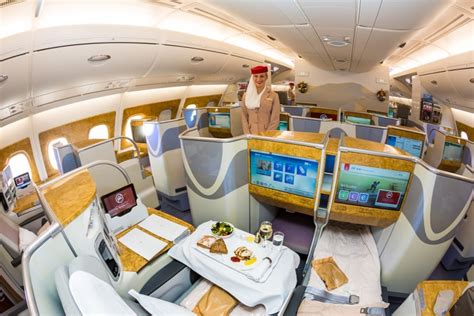 Emirates A380 Business Class Review Lounge Seats Dining Amenities