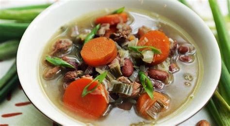 Serat sendiri sangat baik untuk saluran pencernaan serat mencegah kadar gula darah melonjak terlalu tinggi setelah makan. Resep Masak dan Cara Membuat Sup Kacang Merah dan Daging ...