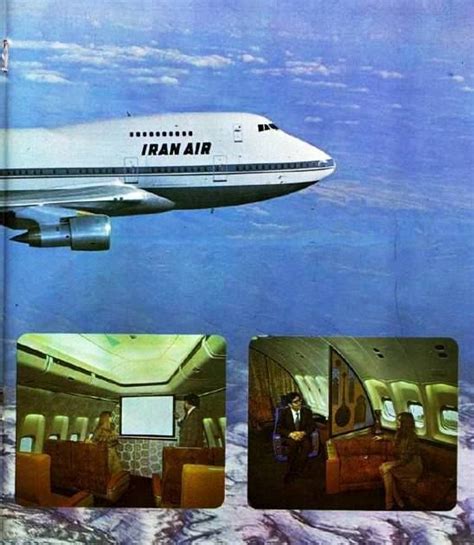 Iran Air Boeing 747sp 86 Ad 1970s Iran Air Vintage Airlines
