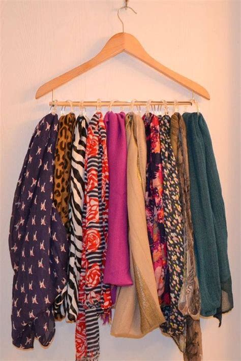How to organize your bathroom 1. 14 DIY Storage Hacks for Girls With Too Many Scarves