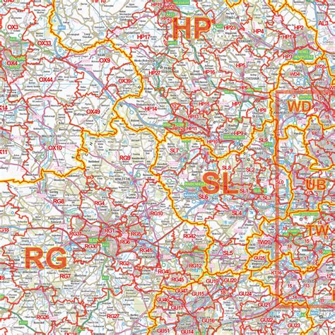 South East England Postcode District Editable Geopdf Xyz Maps