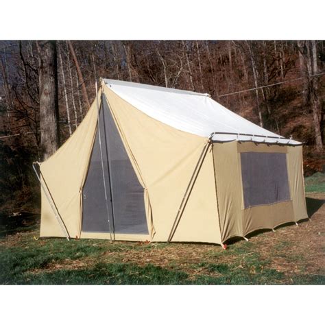 Trek Tents 10 X 14 Canvas Cabin Tent Khaki 93359 Backpacking Tents At Sportsman S Guide