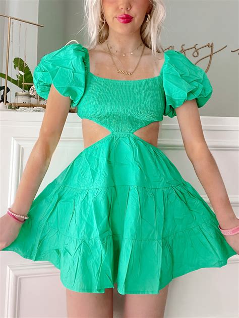 Clementine Cutie Kelly Green Dress Sassy Shortcake