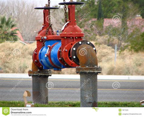 Industrial Water Main Valve Stock Image Image 7877225