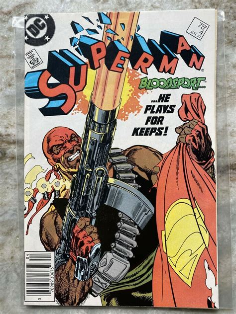 Superman 4 Vol 2 Byrne 1987 Vf 1st Appearance Bloodsport Suicide