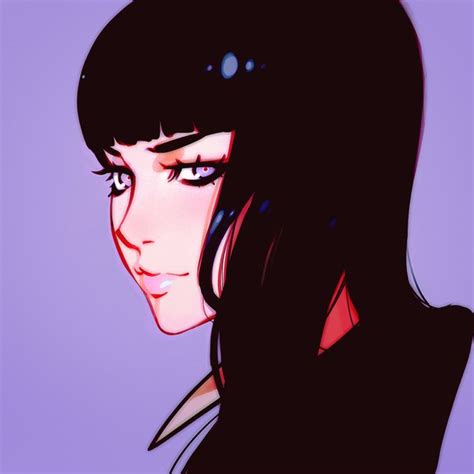 Anime Picture Original Ilya Kuvshinov Long Hair Single Looking At Viewer Fringe 1080x1080 543193 En