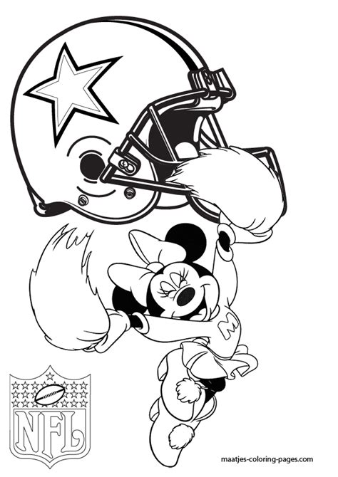 Cowboy coloring pages photo gallery. Dallas Cowboys Minnie Mouse Cheerleader Coloring Pages
