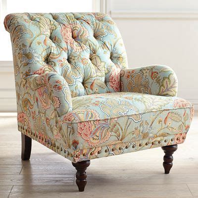 .chairs and living room chairs, including oversized armchairs, club chairs and wingback chair whether you're looking for sky, deep sea or a classic navy blue accent chair — you've come to the. Chas Blue Floral Armchair | Floral armchair, Upholstered ...