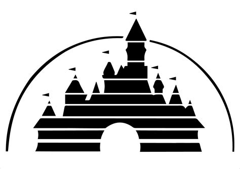 Castle Disney logo. My future tattoo | Disney castle silhouette, Disney png image