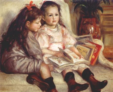 Portraits Of Two Children 1895 Pierre Auguste Renoir