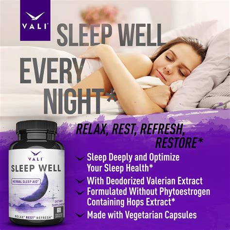 Vali Sleep Well Natural Sleep Aid