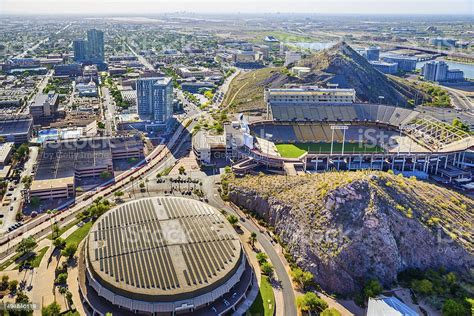 The 91 biggest football stadiums in europe. Asu Campus Tempe Az Sun Devil Football Stadium Aerial View ...