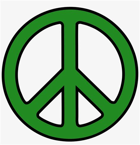 Cartoon Peace Sign Hand Peace Symbol Green 1969x1939 Png Download