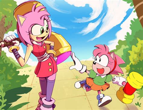 Amy Rose And The Rascal By Dol2006 On Deviantart