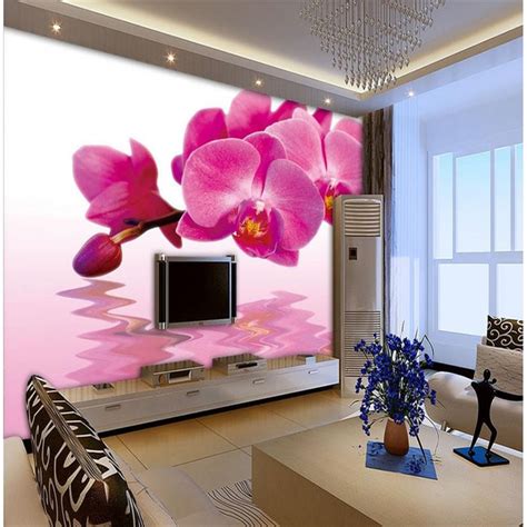 Beibehang Custom 3d Photo Wallpaper Murals Wallpaper Butterfly Orchid