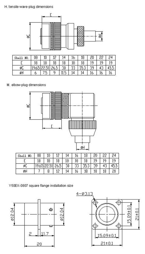 Y50ex Series Connector Anovay Inc