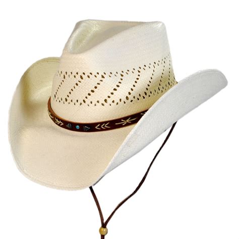 Stetson Santa Fe Shantung Straw Cowboy Hat Straw Hats