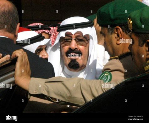 File In This Tuesday Aug 2 2005 File Photo Saudi Arabias New King Abdullah Leaves After