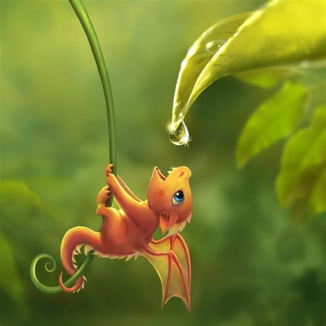 Tiny Dragon By Kristina Gehrmann Adorabledragons