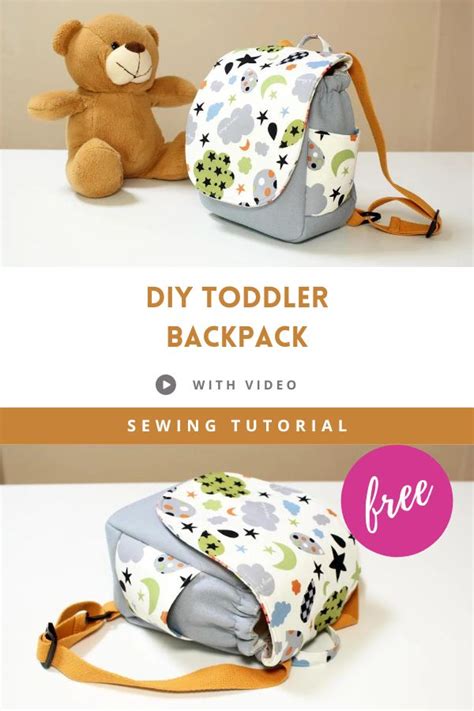 Diy Toddler Backpack Free Sewing Tutorial With Video Sew Modern Kids
