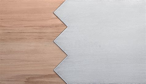 Background Of Wood And Metal Stock Photo Image Of Abstract