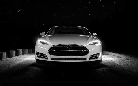 Tesla Model S Black Wallpaper