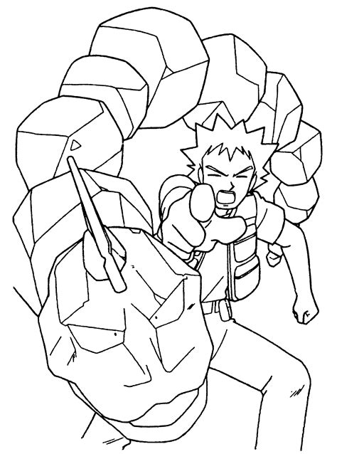 Onyx Pokemon Coloring Pages