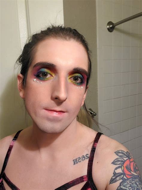 Trans Girl Trying To Learn Makeup Please Send Me Tips Or Suggestions Heres My Rainbow Look