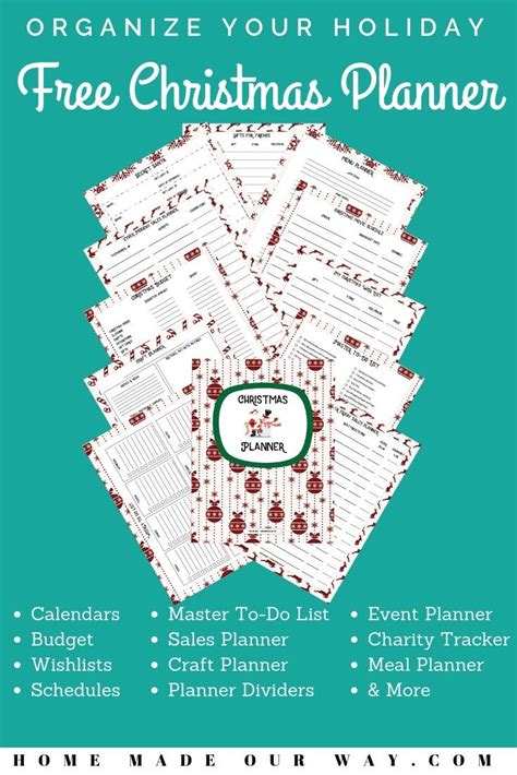 Printable Christmas Planners To Organize Your Holiday Christmas