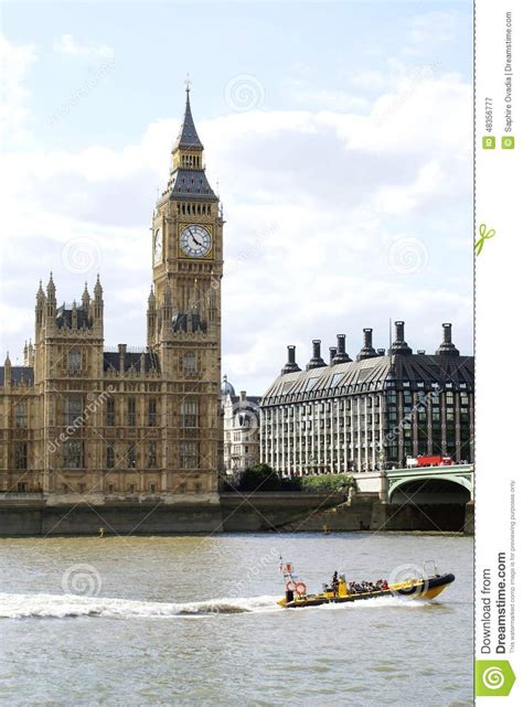 Big Ben Clock Tower Westminster Palace London England Stock Photo