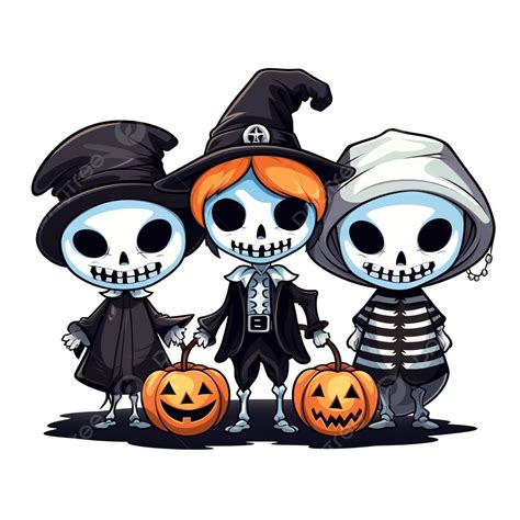 Happy Halloween Skeleton Costume Ghost And Skulls Trick Or Treat Party