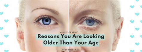 4 Reasons You Are Looking Older Than Your Age An Infographic