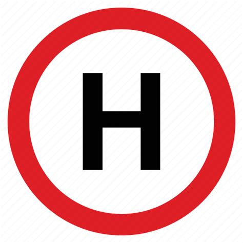 Hospital Road Sign Traffic Icon
