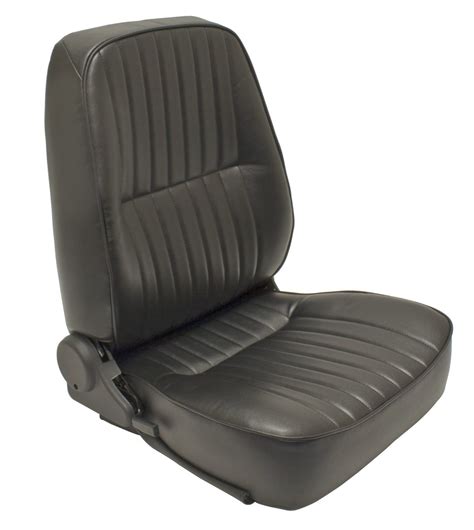 Low Back Seat Only Right Side Black Vinyl Each Empi