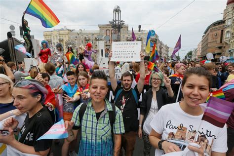 Thousands Hold Gay Pride March In Ukrainian Capital Of Kiev