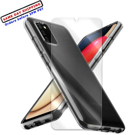 Tempered Glass Screen Protector Tpu Case For Samsung Galaxy A02s Sm
