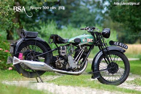 Bsa Sloper 500ohv 1929 Classic Motorcycles Classic Bikes