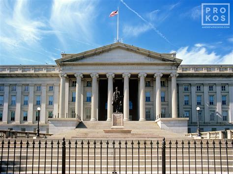 United States Treasury Exterior Ii Architectural Photo By Andrew Prokos