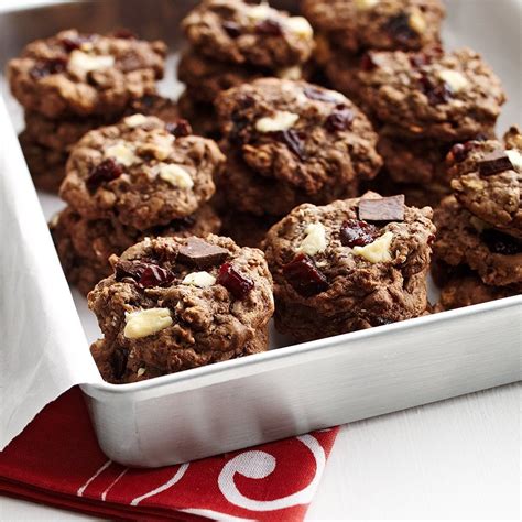 We used to make these with our daughters, put them in cellophane bags and deliver them to the people we ca. Chocolate Chunk Cherry Cookies | Recipe | Chocolate chip ...