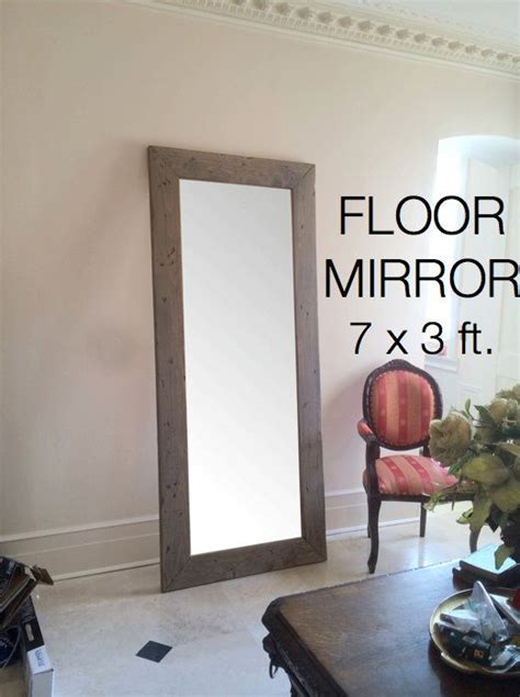 Full Length Mirror Floor Mirror Rustic Floor By Goldenrulenyc 47900