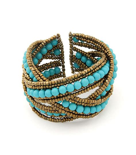 Chunky Bohemian Beaded Bracelet From Category Bangles And Cuffs Trendi