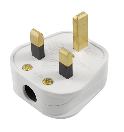Electrical 13a Fused 3 Pin Plug Top 2 Pack