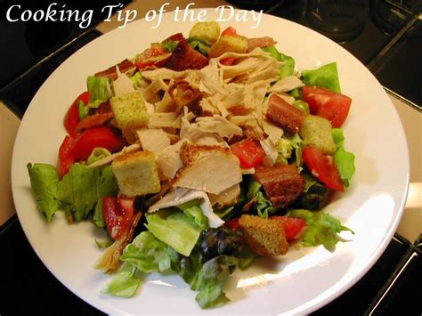 Cooking Tip Of The Day Turkey Club Salad