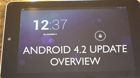 Android 42 Jelly Bean Overview And Review Youtube