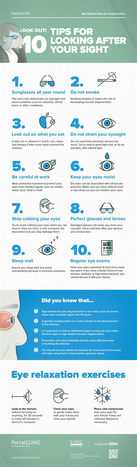 Ten Tips For The Care Of Your Eyes Hospital Clínic Barcelona