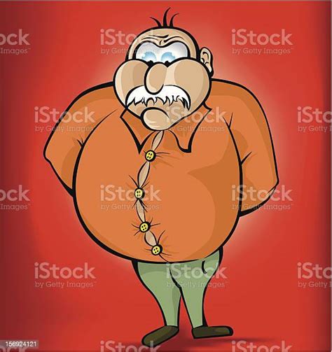 Fat Man Stock Illustration Download Image Now Adult Adults Only Cartoon Istock