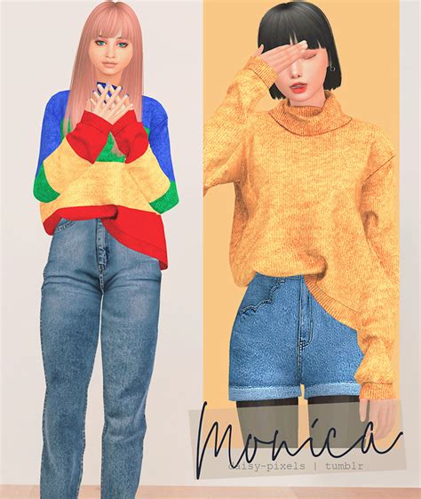 Sims 4 Best Sweaters Sweatshirts And Hoodies Cc To Download Fandomspot
